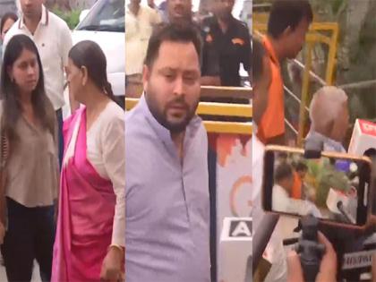 Patna: Lalu Prasad Yadav, family depart for Anant Ambani-Radhika Merchant wedding | Patna: Lalu Prasad Yadav, family depart for Anant Ambani-Radhika Merchant wedding Patna: Lalu Prasad Yadav, family depart for Anant Ambani-Radhika Merchant wedding | Patna: Lalu Prasad Yadav, family depart for Anant Ambani-Radhika Merchant wedding