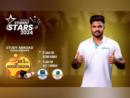 Unimoni Student Stars 2024 - Scholarship & Rewards Program Launched: Study Abroad with Rs 12 Lakhs Scholarship | Unimoni Student Stars 2024 - Scholarship & Rewards Program Launched: Study Abroad with Rs 12 Lakhs Scholarship Unimoni Student Stars 2024 - Scholarship & Rewards Program Launched: Study Abroad with Rs 12 Lakhs Scholarship | Unimoni Student Stars 2024 - Scholarship & Rewards Program Launched: Study Abroad with Rs 12 Lakhs Scholarship