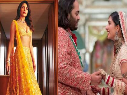 "Missed chaats and dancing at baraats": Priyanka Chopra shares special post for newlyweds Anant, Radhika | "Missed chaats and dancing at baraats": Priyanka Chopra shares special post for newlyweds Anant, Radhika "Missed chaats and dancing at baraats": Priyanka Chopra shares special post for newlyweds Anant, Radhika | "Missed chaats and dancing at baraats": Priyanka Chopra shares special post for newlyweds Anant, Radhika