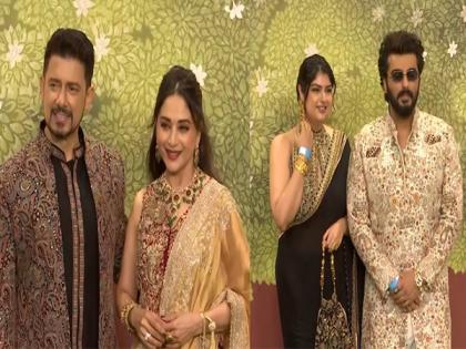 Anant-Radhika 'Shubh Aashirwad' ceremony: Madhuri Dixit, Arjun Kapoor arrive in style | Anant-Radhika 'Shubh Aashirwad' ceremony: Madhuri Dixit, Arjun Kapoor arrive in style Anant-Radhika 'Shubh Aashirwad' ceremony: Madhuri Dixit, Arjun Kapoor arrive in style | Anant-Radhika 'Shubh Aashirwad' ceremony: Madhuri Dixit, Arjun Kapoor arrive in style