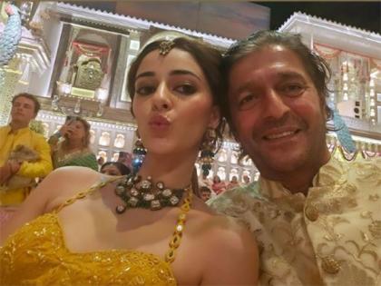 Ananya Panday drops cute selfie with dad Chunky Panday at Anant Ambani, Radhika Merchant's 'Shubh Ashirwad' ceremony | Ananya Panday drops cute selfie with dad Chunky Panday at Anant Ambani, Radhika Merchant's 'Shubh Ashirwad' ceremony Ananya Panday drops cute selfie with dad Chunky Panday at Anant Ambani, Radhika Merchant's 'Shubh Ashirwad' ceremony | Ananya Panday drops cute selfie with dad Chunky Panday at Anant Ambani, Radhika Merchant's 'Shubh Ashirwad' ceremony