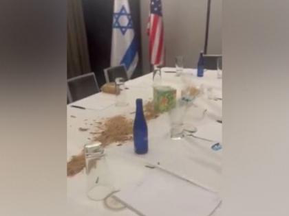 Protesters claim to have released maggots at US hotel hosting Israel delegation, ahead of Netanyahu speech | Protesters claim to have released maggots at US hotel hosting Israel delegation, ahead of Netanyahu speech Protesters claim to have released maggots at US hotel hosting Israel delegation, ahead of Netanyahu speech | Protesters claim to have released maggots at US hotel hosting Israel delegation, ahead of Netanyahu speech