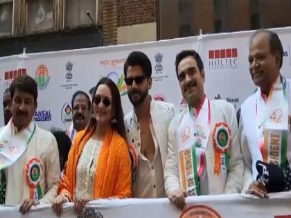 US: Sonakshi Sinha, Pankaj Tripathi, Zaheer Iqbal, Manoj Tiwari participate in India Day Parade in New York | US: Sonakshi Sinha, Pankaj Tripathi, Zaheer Iqbal, Manoj Tiwari participate in India Day Parade in New York US: Sonakshi Sinha, Pankaj Tripathi, Zaheer Iqbal, Manoj Tiwari participate in India Day Parade in New York | US: Sonakshi Sinha, Pankaj Tripathi, Zaheer Iqbal, Manoj Tiwari participate in India Day Parade in New York