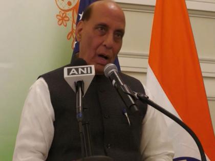 India gave message of 'Vausdhaiva Kutumbakam' to world, can never cheat anyone: Rajnath Singh in US | India gave message of 'Vausdhaiva Kutumbakam' to world, can never cheat anyone: Rajnath Singh in US India gave message of 'Vausdhaiva Kutumbakam' to world, can never cheat anyone: Rajnath Singh in US | India gave message of 'Vausdhaiva Kutumbakam' to world, can never cheat anyone: Rajnath Singh in US