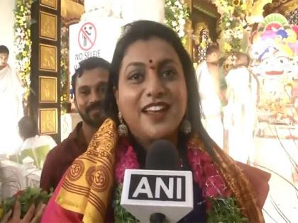 Telugu actress RK Roja marks Krishna Janmashtami with devotional visit to ISKCON temple in Hyderabad | Telugu actress RK Roja marks Krishna Janmashtami with devotional visit to ISKCON temple in Hyderabad Telugu actress RK Roja marks Krishna Janmashtami with devotional visit to ISKCON temple in Hyderabad | Telugu actress RK Roja marks Krishna Janmashtami with devotional visit to ISKCON temple in Hyderabad