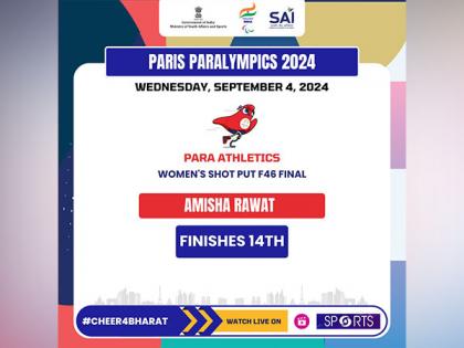 Paris Paralympics: Amisha fails to bag shot put medal, Parmjeet finishes 8th in para-powerlifting | Paris Paralympics: Amisha fails to bag shot put medal, Parmjeet finishes 8th in para-powerlifting Paris Paralympics: Amisha fails to bag shot put medal, Parmjeet finishes 8th in para-powerlifting | Paris Paralympics: Amisha fails to bag shot put medal, Parmjeet finishes 8th in para-powerlifting