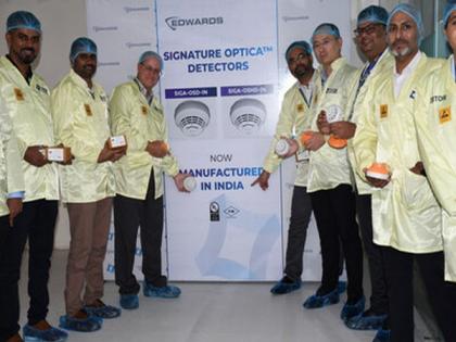 Edwards Announces Launch of Signature Optica Smoke Detectors Production in India | Edwards Announces Launch of Signature Optica Smoke Detectors Production in India Edwards Announces Launch of Signature Optica Smoke Detectors Production in India | Edwards Announces Launch of Signature Optica Smoke Detectors Production in India