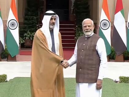 Abu Dhabi Crown Prince meets PM Narendra Modi in Delhi | Abu Dhabi Crown Prince meets PM Narendra Modi in Delhi Abu Dhabi Crown Prince meets PM Narendra Modi in Delhi | Abu Dhabi Crown Prince meets PM Narendra Modi in Delhi
