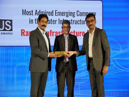 Ramky Infrastructure Limited Wins 'Most Admired Emerging Company in Water Infrastructure' Award | Ramky Infrastructure Limited Wins 'Most Admired Emerging Company in Water Infrastructure' Award Ramky Infrastructure Limited Wins 'Most Admired Emerging Company in Water Infrastructure' Award | Ramky Infrastructure Limited Wins 'Most Admired Emerging Company in Water Infrastructure' Award