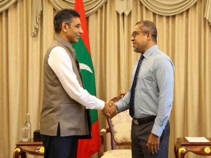 Maldivian Minister of Foreign Affairs meets Indian Envoy, reflect on ties between both nations | Maldivian Minister of Foreign Affairs meets Indian Envoy, reflect on ties between both nations Maldivian Minister of Foreign Affairs meets Indian Envoy, reflect on ties between both nations | Maldivian Minister of Foreign Affairs meets Indian Envoy, reflect on ties between both nations