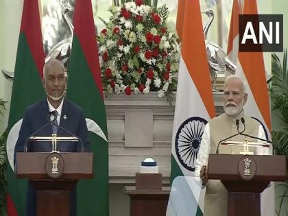 Delegates from Indian, Maldivian side exchange MoUs, MEA says | Delegates from Indian, Maldivian side exchange MoUs, MEA says Delegates from Indian, Maldivian side exchange MoUs, MEA says | Delegates from Indian, Maldivian side exchange MoUs, MEA says