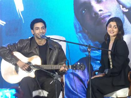 Vedang Raina wins hearts with his singing at Jigra's title track launch | Vedang Raina wins hearts with his singing at Jigra's title track launch Vedang Raina wins hearts with his singing at Jigra's title track launch | Vedang Raina wins hearts with his singing at Jigra's title track launch