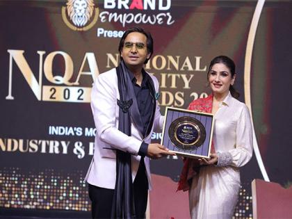 Raveena Tandon Honoured with "The Power Woman" Award at National Quality Awards 2024 | Raveena Tandon Honoured with "The Power Woman" Award at National Quality Awards 2024 Raveena Tandon Honoured with "The Power Woman" Award at National Quality Awards 2024 | Raveena Tandon Honoured with "The Power Woman" Award at National Quality Awards 2024