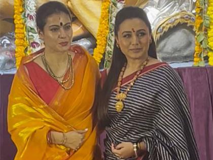 Kajol, Rani kick-start Durga Puja festivities, spotted together at pandal in Mumbai | Kajol, Rani kick-start Durga Puja festivities, spotted together at pandal in Mumbai Kajol, Rani kick-start Durga Puja festivities, spotted together at pandal in Mumbai | Kajol, Rani kick-start Durga Puja festivities, spotted together at pandal in Mumbai