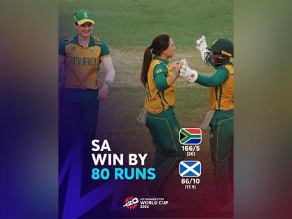 ICC Women's T20 WC: South Africa keep semis chances alive with huge win over Scotland | ICC Women's T20 WC: South Africa keep semis chances alive with huge win over Scotland