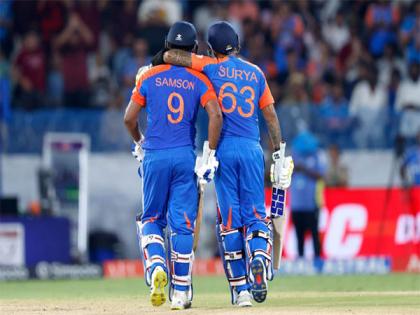 Suryakumar, Samson's swashbuckling partnership shatters India's T20I records | Suryakumar, Samson's swashbuckling partnership shatters India's T20I records