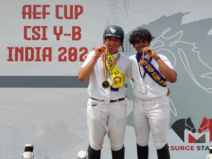 India clinches double podium as Iran tops AEF Cup CSIY-B overall standings | India clinches double podium as Iran tops AEF Cup CSIY-B overall standings