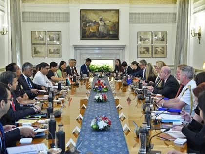 India, Australia hold 2+2 Secretary level talks, discuss political and defence issues | India, Australia hold 2+2 Secretary level talks, discuss political and defence issues India, Australia hold 2+2 Secretary level talks, discuss political and defence issues | India, Australia hold 2+2 Secretary level talks, discuss political and defence issues