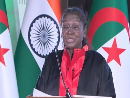 President Murmu conferred with Honorary Doctorate in Algeria | President Murmu conferred with Honorary Doctorate in Algeria President Murmu conferred with Honorary Doctorate in Algeria | President Murmu conferred with Honorary Doctorate in Algeria
