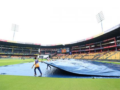 Day 1 of India-New Zealand 1st Test called off due to rain in Bengaluru | Day 1 of India-New Zealand 1st Test called off due to rain in Bengaluru