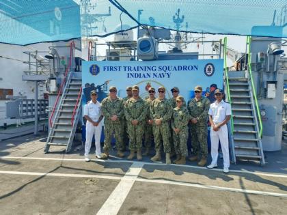 Indian Navy's first training squadron departs Bahrain | Indian Navy's first training squadron departs Bahrain Indian Navy's first training squadron departs Bahrain | Indian Navy's first training squadron departs Bahrain