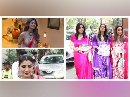 Shilpa Shetty, Raveena Tandon, Neelam arrive at Sunita Kapoor's house to celebrate Karwa Chauth | Shilpa Shetty, Raveena Tandon, Neelam arrive at Sunita Kapoor's house to celebrate Karwa Chauth Shilpa Shetty, Raveena Tandon, Neelam arrive at Sunita Kapoor's house to celebrate Karwa Chauth | Shilpa Shetty, Raveena Tandon, Neelam arrive at Sunita Kapoor's house to celebrate Karwa Chauth