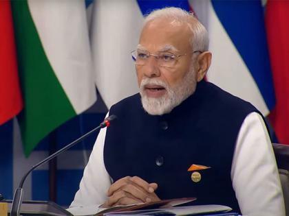PM Modi calls climate change issue of 'common priority' for BRICS nations, highlights initiatives taken by India | PM Modi calls climate change issue of 'common priority' for BRICS nations, highlights initiatives taken by India