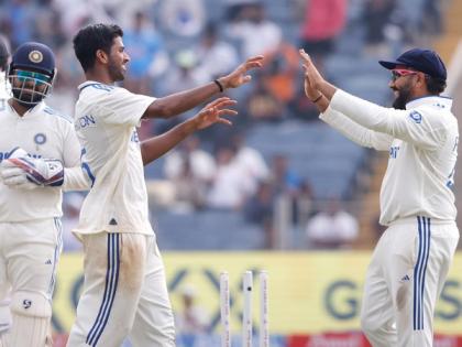 Indian offspinner Sundar reflects on Pune's pitch after Day 01 of 2nd Test against NZ | Indian offspinner Sundar reflects on Pune's pitch after Day 01 of 2nd Test against NZ