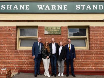 Shane Warne stand unveiled at Melbourne's Junction Oval | Shane Warne stand unveiled at Melbourne's Junction Oval