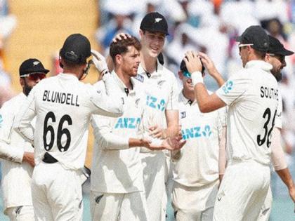 New Zealand script history by winning first Test series in India, score victory in second match by 113 runs | New Zealand script history by winning first Test series in India, score victory in second match by 113 runs