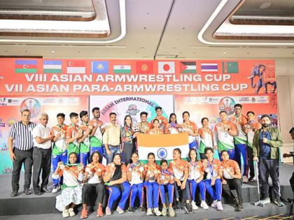 India finish as runner's up at Asian ArmWrestling Cup | India finish as runner's up at Asian ArmWrestling Cup India finish as runner's up at Asian ArmWrestling Cup | India finish as runner's up at Asian ArmWrestling Cup