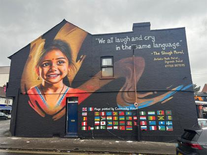 British artists of Indian origin create a community mural representing diversity and communal harmony | British artists of Indian origin create a community mural representing diversity and communal harmony British artists of Indian origin create a community mural representing diversity and communal harmony | British artists of Indian origin create a community mural representing diversity and communal harmony