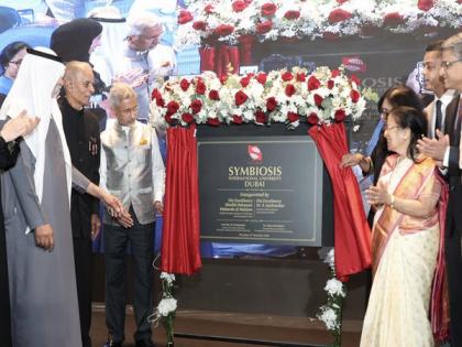 "Clearly embarked on journey towards Viksit Bharat": Jaishankar at Symbiosis's Dubai campus inauguration | "Clearly embarked on journey towards Viksit Bharat": Jaishankar at Symbiosis's Dubai campus inauguration "Clearly embarked on journey towards Viksit Bharat": Jaishankar at Symbiosis's Dubai campus inauguration | "Clearly embarked on journey towards Viksit Bharat": Jaishankar at Symbiosis's Dubai campus inauguration
