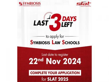 Symbiosis Law Admission Test 2025 Registration Closes on November 22, 2024; Begin Your Law Journey with SIU | Symbiosis Law Admission Test 2025 Registration Closes on November 22, 2024; Begin Your Law Journey with SIU Symbiosis Law Admission Test 2025 Registration Closes on November 22, 2024; Begin Your Law Journey with SIU | Symbiosis Law Admission Test 2025 Registration Closes on November 22, 2024; Begin Your Law Journey with SIU