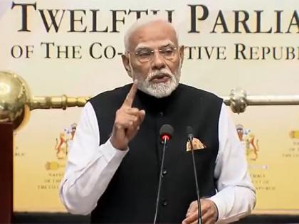 "Democracy first, Humanity first", PM Modi gives Guyana Parliament a way to move forward | "Democracy first, Humanity first", PM Modi gives Guyana Parliament a way to move forward "Democracy first, Humanity first", PM Modi gives Guyana Parliament a way to move forward | "Democracy first, Humanity first", PM Modi gives Guyana Parliament a way to move forward