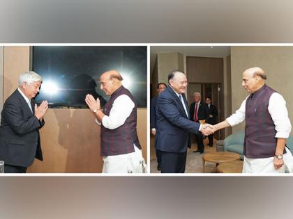 Rajnath Singh meets Japan's Defence Minister, Philippines Defence Secretary in Laos | Rajnath Singh meets Japan's Defence Minister, Philippines Defence Secretary in Laos Rajnath Singh meets Japan's Defence Minister, Philippines Defence Secretary in Laos | Rajnath Singh meets Japan's Defence Minister, Philippines Defence Secretary in Laos