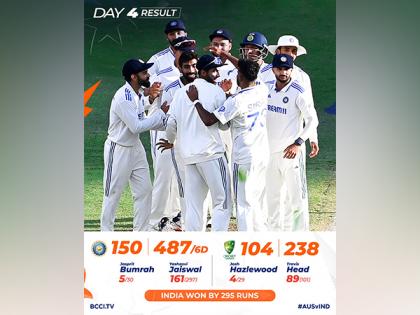 BGT: Jasprit Bumrah leads India to historic win in Perth | BGT: Jasprit Bumrah leads India to historic win in Perth