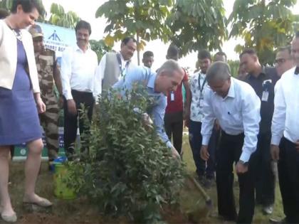 US Ambassador Eric Garcetti participates in plantation drive organised by Agartala Airport | US Ambassador Eric Garcetti participates in plantation drive organised by Agartala Airport US Ambassador Eric Garcetti participates in plantation drive organised by Agartala Airport | US Ambassador Eric Garcetti participates in plantation drive organised by Agartala Airport