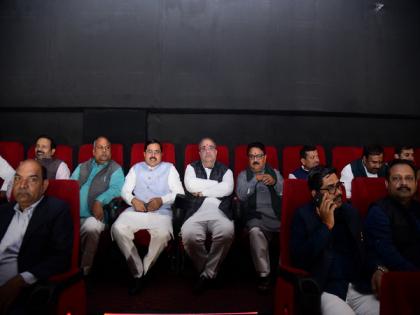 UP BJP President Chaudhary watches 'The Sabarmati Report' with party workers | UP BJP President Chaudhary watches 'The Sabarmati Report' with party workers UP BJP President Chaudhary watches 'The Sabarmati Report' with party workers | UP BJP President Chaudhary watches 'The Sabarmati Report' with party workers