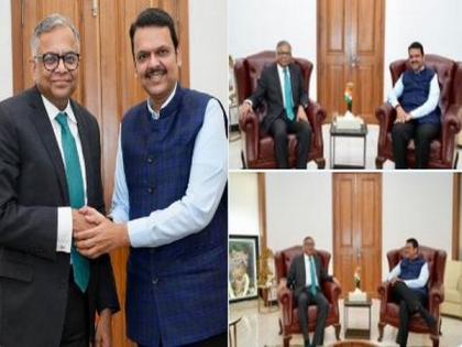 Tata Sons Chairman N Chandrasekaran meets Maharashtra CM Fadnavis, discusses growth and economic goals | Tata Sons Chairman N Chandrasekaran meets Maharashtra CM Fadnavis, discusses growth and economic goals Tata Sons Chairman N Chandrasekaran meets Maharashtra CM Fadnavis, discusses growth and economic goals | Tata Sons Chairman N Chandrasekaran meets Maharashtra CM Fadnavis, discusses growth and economic goals