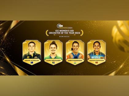 Mandhana among players nominated for ICC Women's ODI Cricketer of the Year award | Mandhana among players nominated for ICC Women's ODI Cricketer of the Year award
