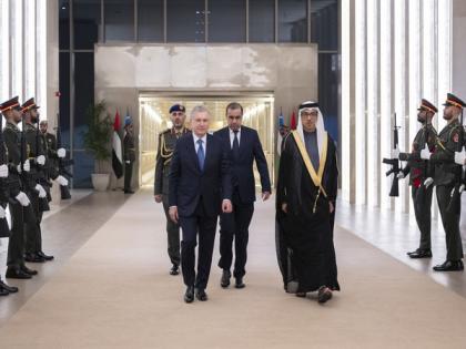 President of Uzbekistan arrives in UAE on official visit, received by Mansour bin Zayed | President of Uzbekistan arrives in UAE on official visit, received by Mansour bin Zayed President of Uzbekistan arrives in UAE on official visit, received by Mansour bin Zayed | President of Uzbekistan arrives in UAE on official visit, received by Mansour bin Zayed
