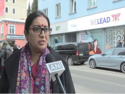 Smriti Irani in Davos to further women empowerment cause through 'WeLead' program | Smriti Irani in Davos to further women empowerment cause through 'WeLead' program Smriti Irani in Davos to further women empowerment cause through 'WeLead' program | Smriti Irani in Davos to further women empowerment cause through 'WeLead' program
