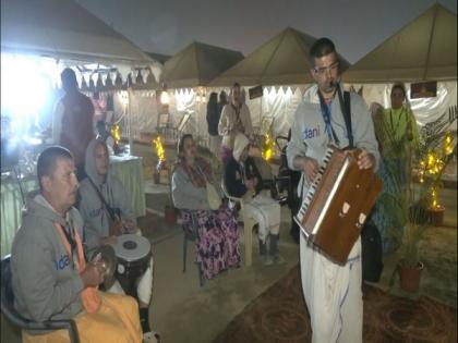 Prayagraj: Devotees from Russia, Ukraine participate in Maha Kumbh Mela, chant 'Hare Rama Hare Krishna' | Prayagraj: Devotees from Russia, Ukraine participate in Maha Kumbh Mela, chant 'Hare Rama Hare Krishna' Prayagraj: Devotees from Russia, Ukraine participate in Maha Kumbh Mela, chant 'Hare Rama Hare Krishna' | Prayagraj: Devotees from Russia, Ukraine participate in Maha Kumbh Mela, chant 'Hare Rama Hare Krishna'