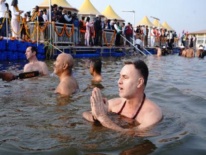 MoS Pabitra Margherita leads foreign delegation to Maha Kumbh | MoS Pabitra Margherita leads foreign delegation to Maha Kumbh MoS Pabitra Margherita leads foreign delegation to Maha Kumbh | MoS Pabitra Margherita leads foreign delegation to Maha Kumbh