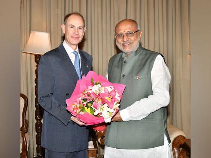 UK's Prince Edward meets Maharashtra Governor CP Radhakrishnan in Mumbai | UK's Prince Edward meets Maharashtra Governor CP Radhakrishnan in Mumbai