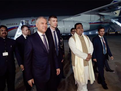 Russian lawmaker Vyacheslav Volodin arrives in India for official talks on bilateral cooperation | Russian lawmaker Vyacheslav Volodin arrives in India for official talks on bilateral cooperation Russian lawmaker Vyacheslav Volodin arrives in India for official talks on bilateral cooperation | Russian lawmaker Vyacheslav Volodin arrives in India for official talks on bilateral cooperation