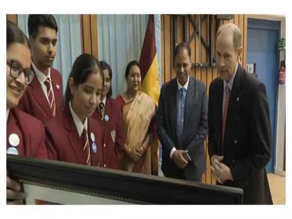 UK's Prince Edward visits British School, interacts with students in Delhi | UK's Prince Edward visits British School, interacts with students in Delhi