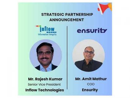 Inflow Technologies Announces Strategic Partnership with Ensurity to Enhance Cyber Security Solutions in India | Inflow Technologies Announces Strategic Partnership with Ensurity to Enhance Cyber Security Solutions in India Inflow Technologies Announces Strategic Partnership with Ensurity to Enhance Cyber Security Solutions in India | Inflow Technologies Announces Strategic Partnership with Ensurity to Enhance Cyber Security Solutions in India