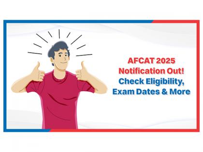 AFCAT 2025 Notification Out! Check Eligibility, Exam Dates & More | AFCAT 2025 Notification Out! Check Eligibility, Exam Dates & More AFCAT 2025 Notification Out! Check Eligibility, Exam Dates & More | AFCAT 2025 Notification Out! Check Eligibility, Exam Dates & More